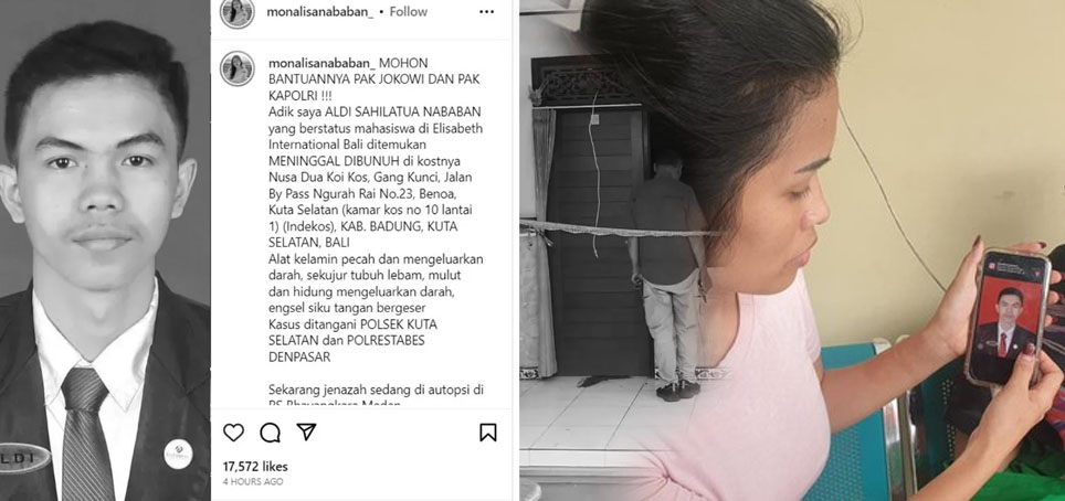Tewas Mengenaskan Dalam Kosnya!! Mahasiswa Elizabeth International Bali
