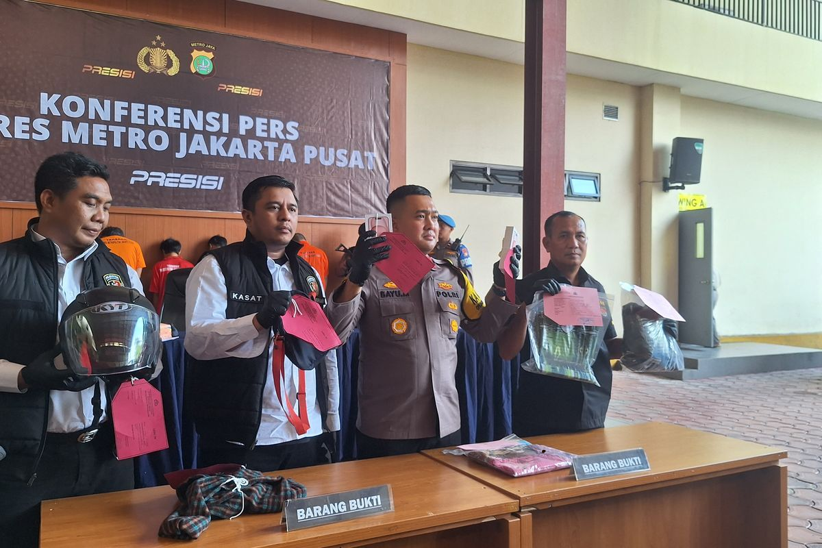 Jambret 12 kali di Jakarta Pusat, Pelaku Minta Maaf ke Ibu Saat Ditangkap Polisi