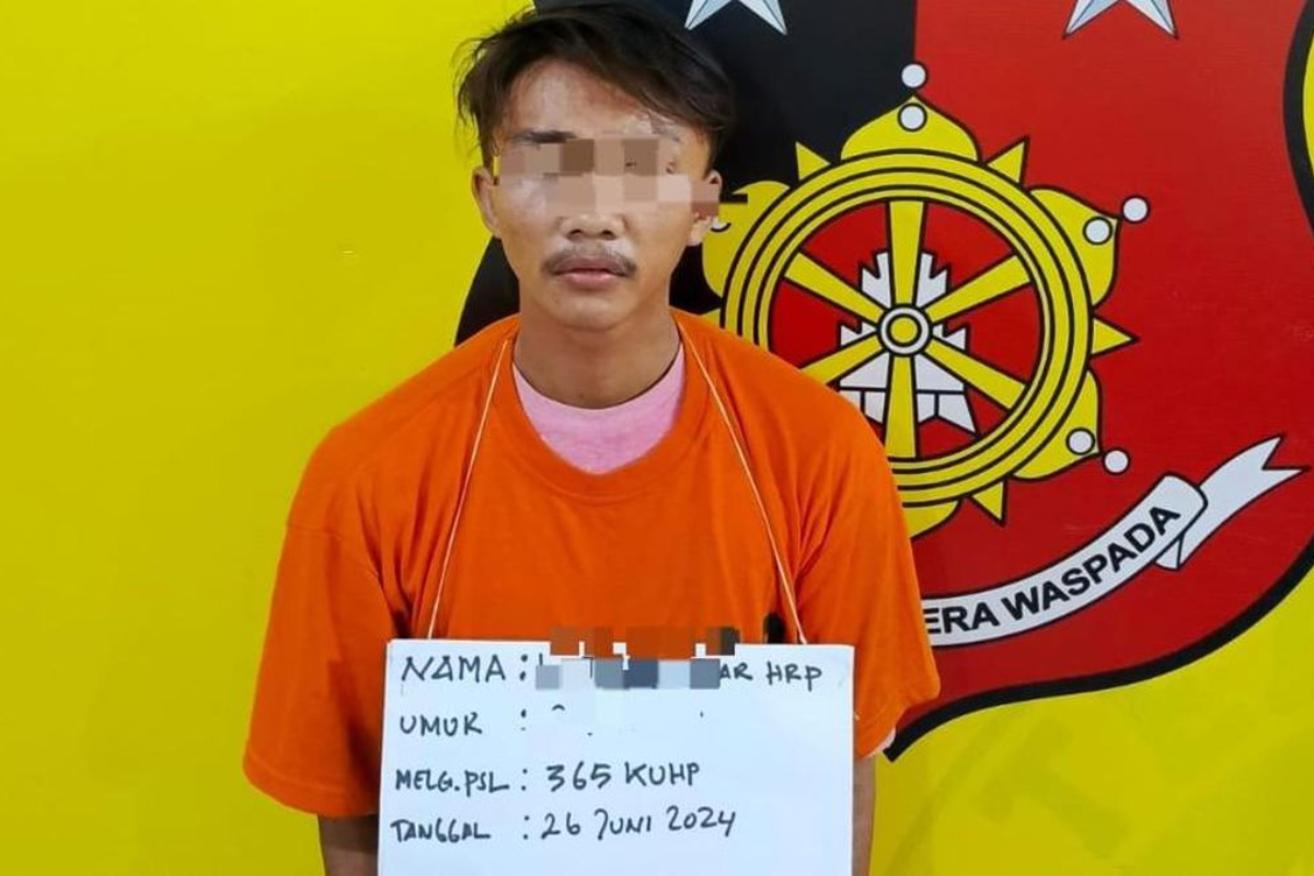 Todongkan Pisau-Curi Motor IRT Hendak Kerja Pria di Labura Ditembak