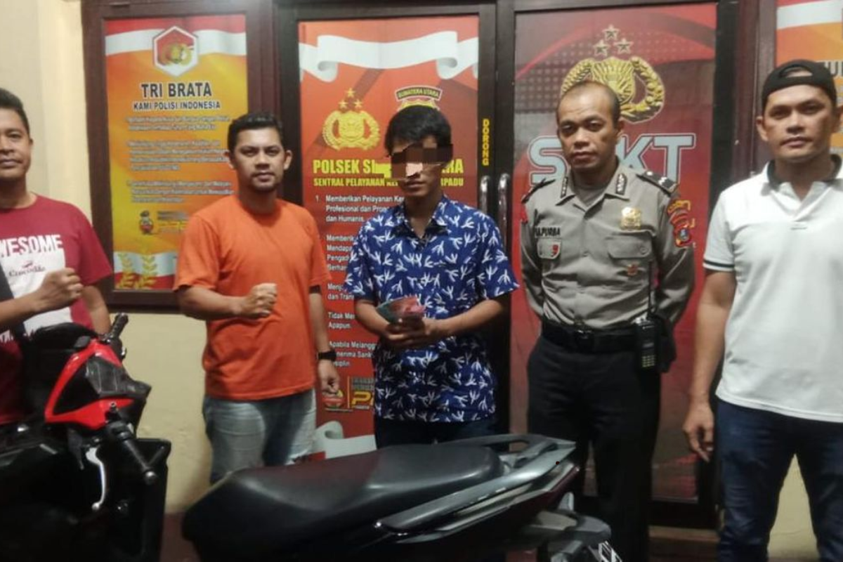 2 Pria Rampok Tas Berisi Rp. 4 Juta Milik Pedagang
