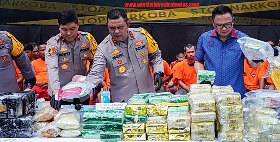 Polda Sumut dan Polres Jajaran Ungkap Kasus Besar Narkoba