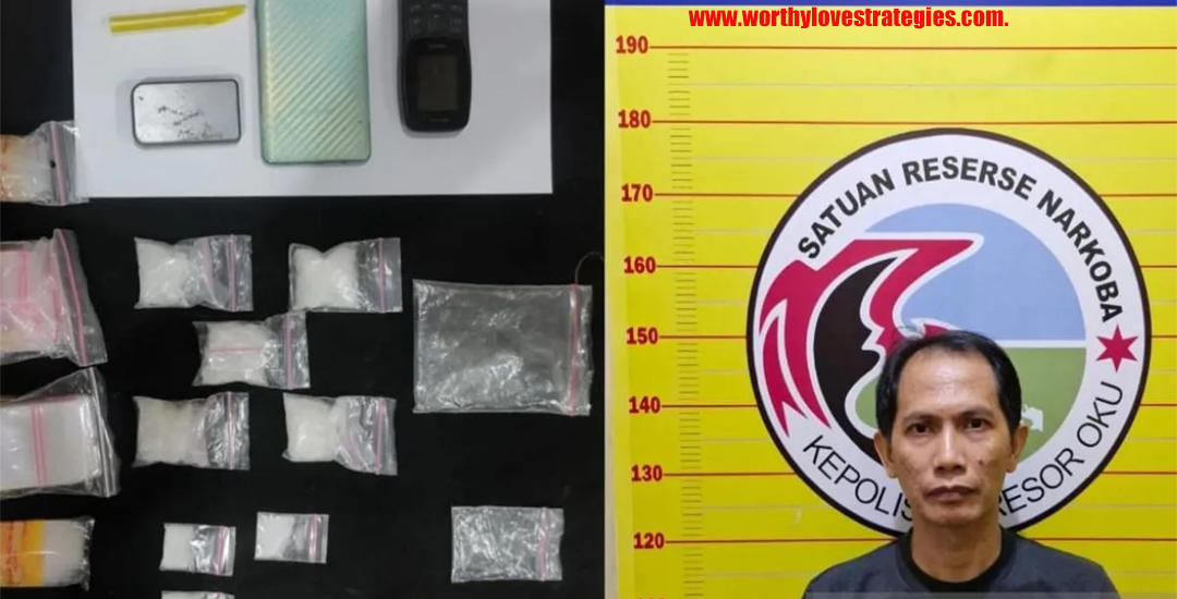 Polres OKU Tangkap Bandar dan Sita Sembilan Paket Narkoba