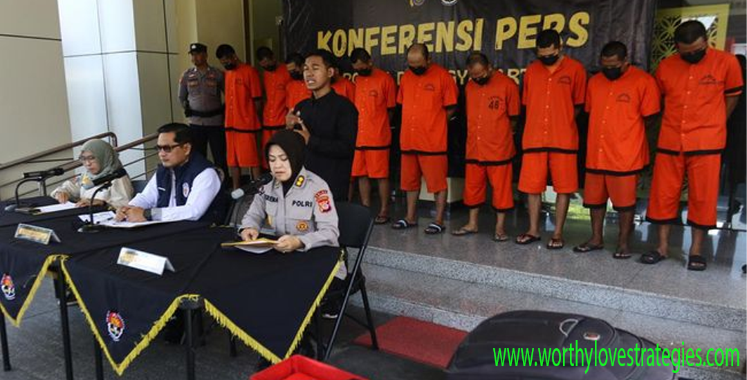 Polisi Ringkus 10 Tersangka Perampokan Kantor Damkar Sleman