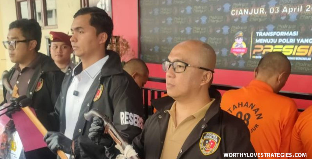 Polres Cianjur Amankan Sajam dan Tangkap 8 Pelaku Pemalakan