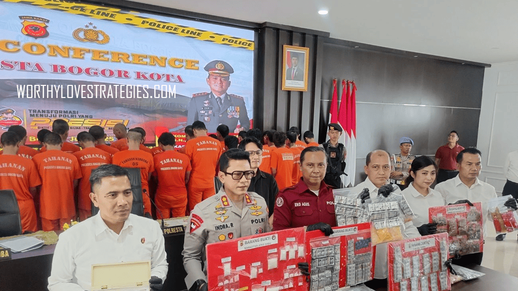 Polisi Tangkap 56 Tersangka Kasus Narkoba di Kota Bogor